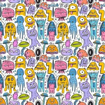 Pattern For Fabric Print Stock Illustration