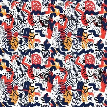 Pattern For Fabric Print Stock Illustration