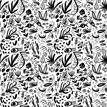 Pattern For Fabric Print Stock Illustration