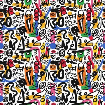 Pattern For Fabric Print Stock Illustration
