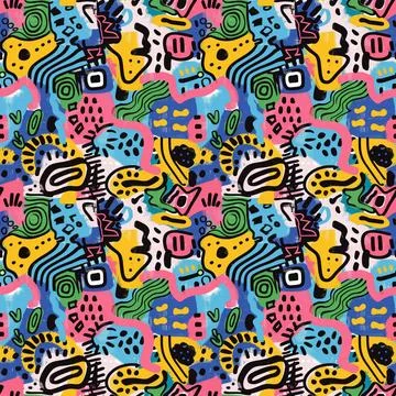 Pattern For Fabric Print Stock Illustration