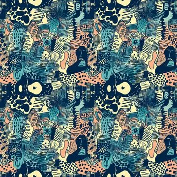 Pattern For Fabric Print Stock Illustration
