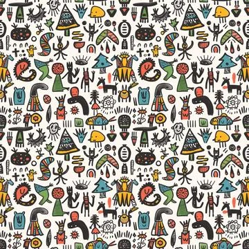 Pattern For Fabric Print Stock Illustration