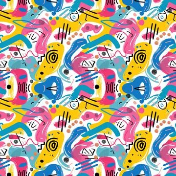 Pattern For Fabric Print Stock Illustration