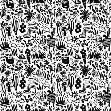 Pattern For Fabric Print Stock Illustration