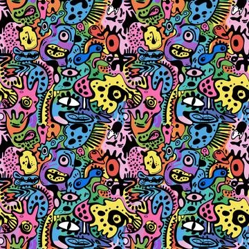 Pattern For Fabric Print Stock Illustration