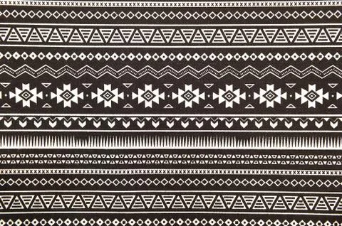 Pattern on fabric texture for background Stock Photos