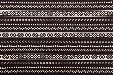 Pattern on fabric texture for background Stock Photos