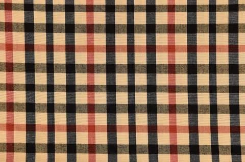 Pattern on fabric texture for background Stock Photos