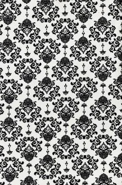 Pattern on fabric texture Stock Photos