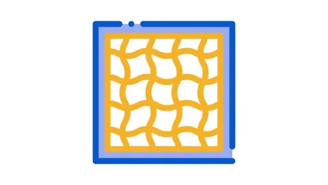 Pattern on fabrics Icon Animation Stock Footage 145264423