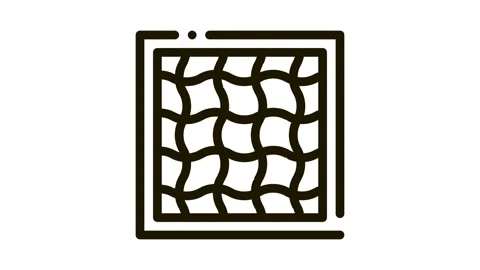 Pattern on fabrics Icon Animation Stock Footage 145755267