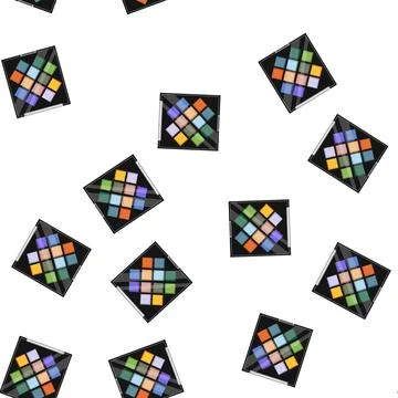 Pattern face eyeshadow beauty cartoon vector 스톡 일러스트