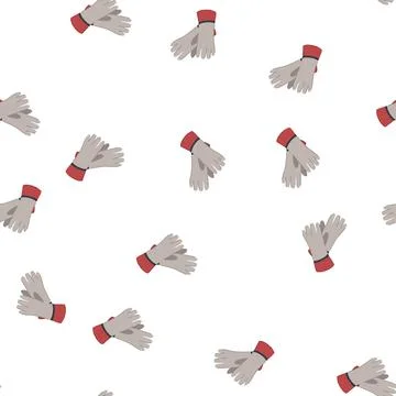 Pattern factory gloves welding cartoon vector 스톡 일러스트