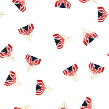 Pattern fair circus tent cartoon vector イラスト素材