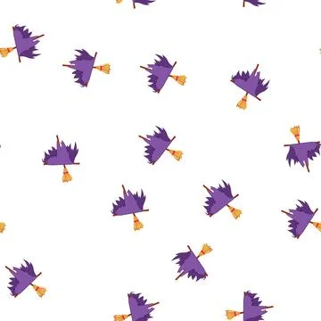 Pattern fall scarecrow cartoon vector 스톡 일러스트