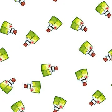 Pattern Fantasy magic health potion illustrating vitality and recovery Stock Illustration