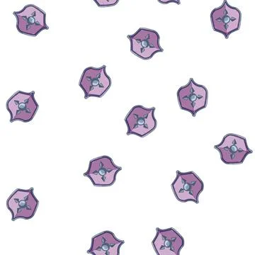 Pattern Fantasy magic shield providing protection from danger Stock Illustration