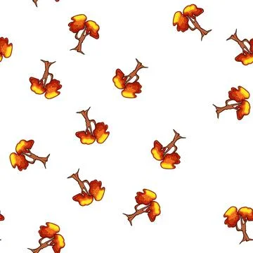 Pattern Fantasy magic tree element for game design Stock Illustration