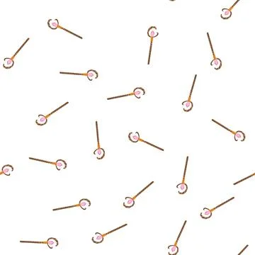 Pattern fantasy magic wizard stick cartoon vector Illustrazione stock