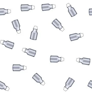 Pattern farm metal milk can cartoon vector Stock Illustration