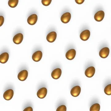 Pattern from farm raw organic gold chicken eggs, abstract background イラスト素材