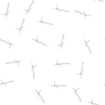 Pattern farm wind turbine cartoon vector Illustrazione stock