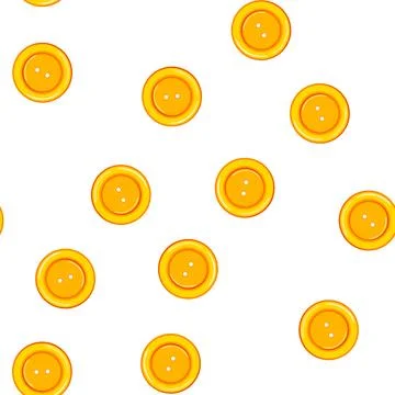Pattern fashion sewing button cartoon vector Stock Illustration