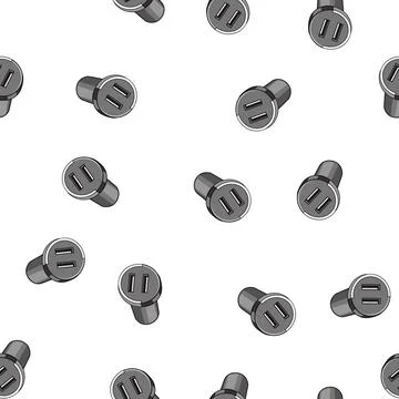 Pattern fast car charger wireless cartoon vector Stock Illustration