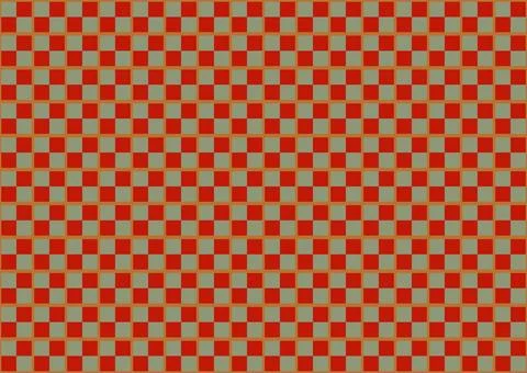Pattern featuring a classic chessboard grid of vibrant chili-red squares Stock Illustration