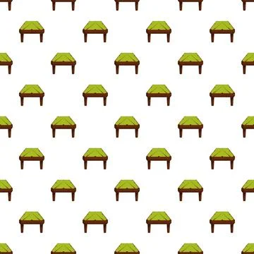 Pattern featuring multiple billiard pool tables game Stock Illustration