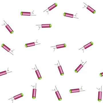 Pattern festival firework rocket cartoon vector 스톡 일러스트
