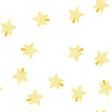 Pattern festive christmas star cartoon vector Stock Illustration