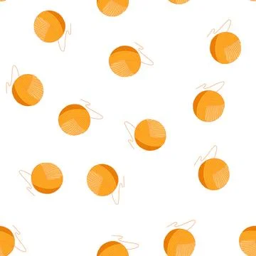 Pattern fiber yarn wool cartoon vector Stockillustratie