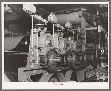 Pattern of fiberboard machine. Forest Products laboratory, Madison, Wiscon... Stock Photos