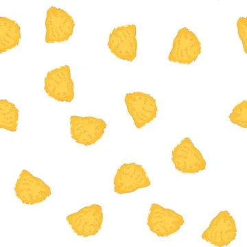 Pattern field haystack cartoon vector 스톡 일러스트