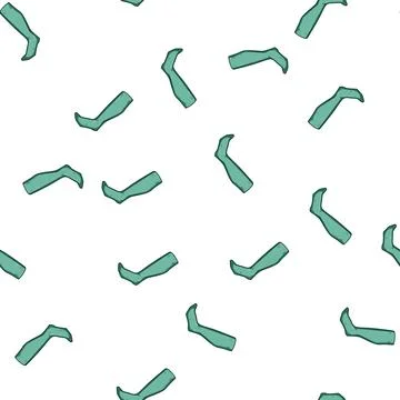 Pattern field socks soccer cartoon vector Stock Illustration