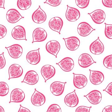 Pattern with fig 2 Illustrazione stock