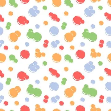 Pattern figured colored soap bubbles 스톡 일러스트