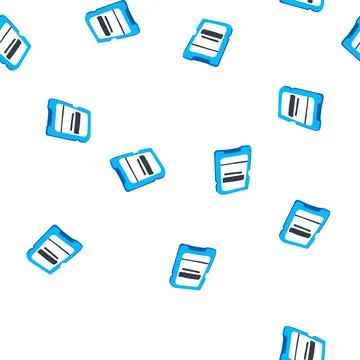Pattern files sd card cartoon vector Illustrazione stock