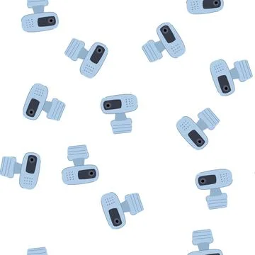 Pattern film web camera cartoon vector 库存插图