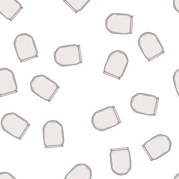 Pattern filter nut milk strainer bag cartoon vector Stock Illustration