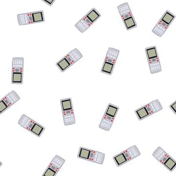 Pattern financial graphing calculator cartoon vector Stock Illustration