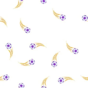Pattern finesse speed soccer ball cartoon vector Stock Illustration