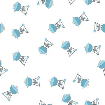 Pattern fire grill bbq cartoon vector 스톡 일러스트