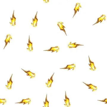 Pattern fire gun flash cartoon vector 스톡 일러스트