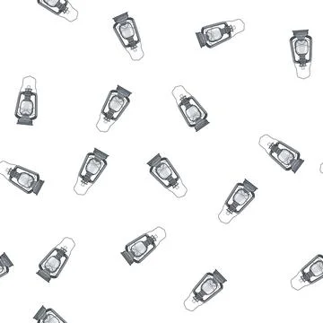 Pattern fire kerosene lamp cartoon vector Stock Illustration