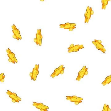 Pattern fire lava hot cartoon vector Stock Illustration