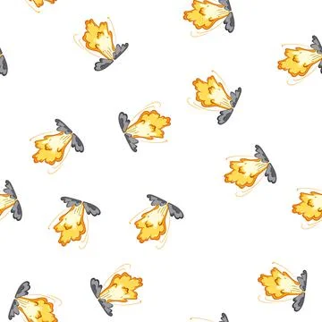 Pattern fireball explosion effect cartoon vector Stock Illustration