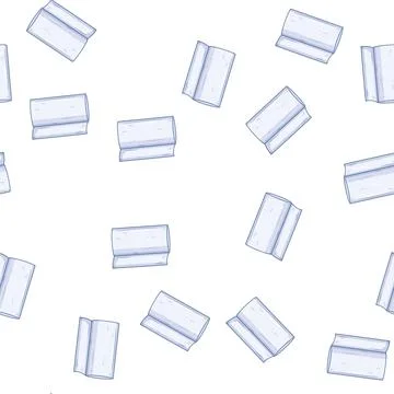 Pattern firstaid gauze roll cartoon vector Stock Illustration